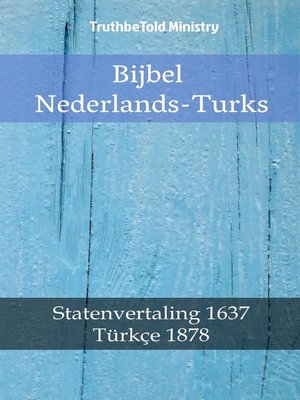 cover image of Bijbel Nederlands-Turks